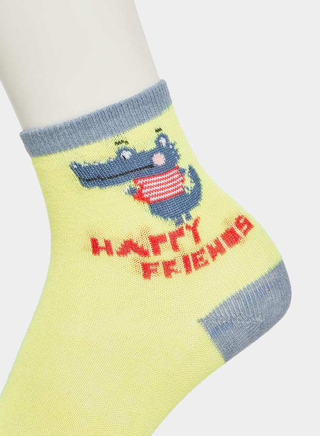 ستايلي طقم 5 جوارب كاحل مطبوعة - Image 5